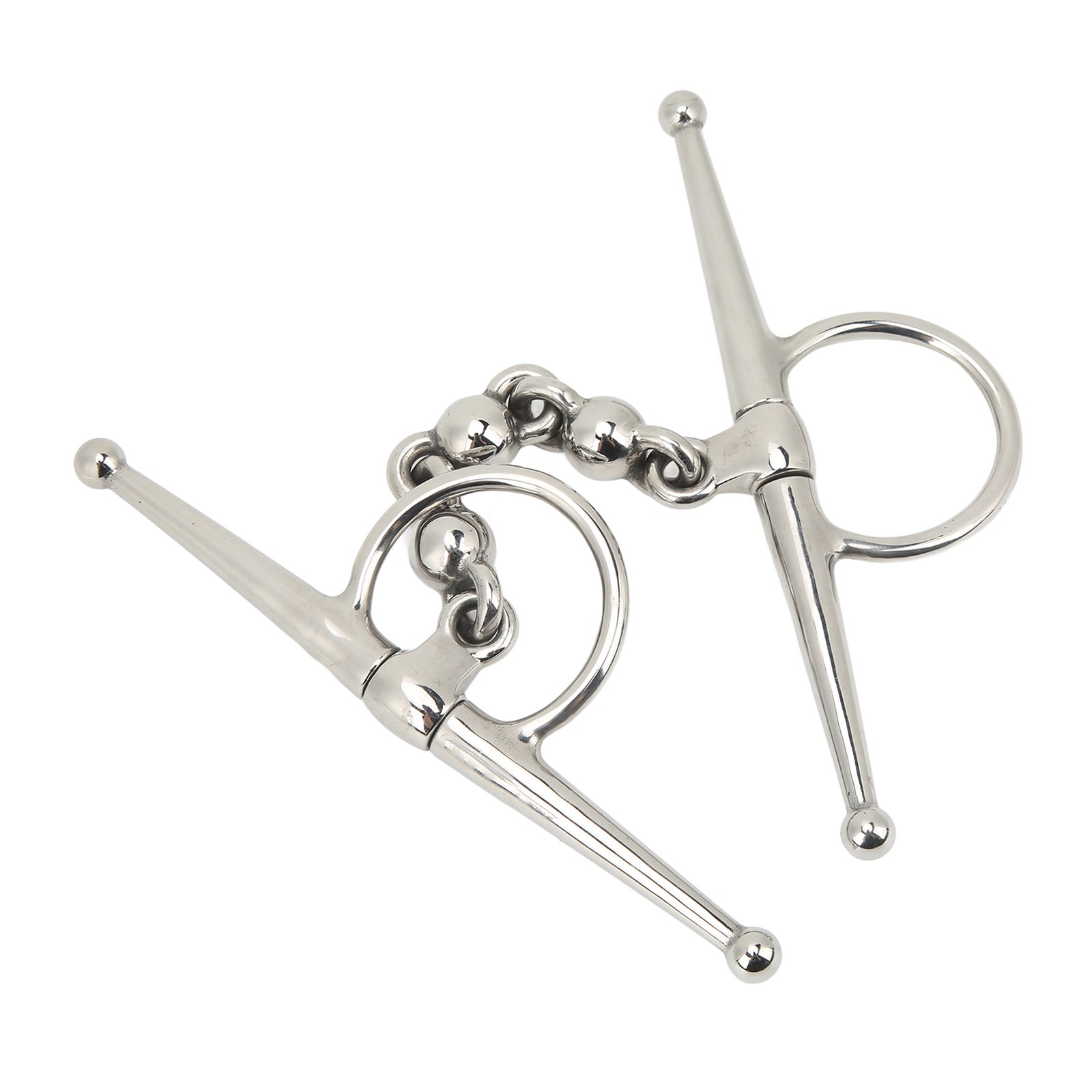 ´135mm Stainless Steel Horse Mouth Horse Mouth Riding Full Cheek Snaffle