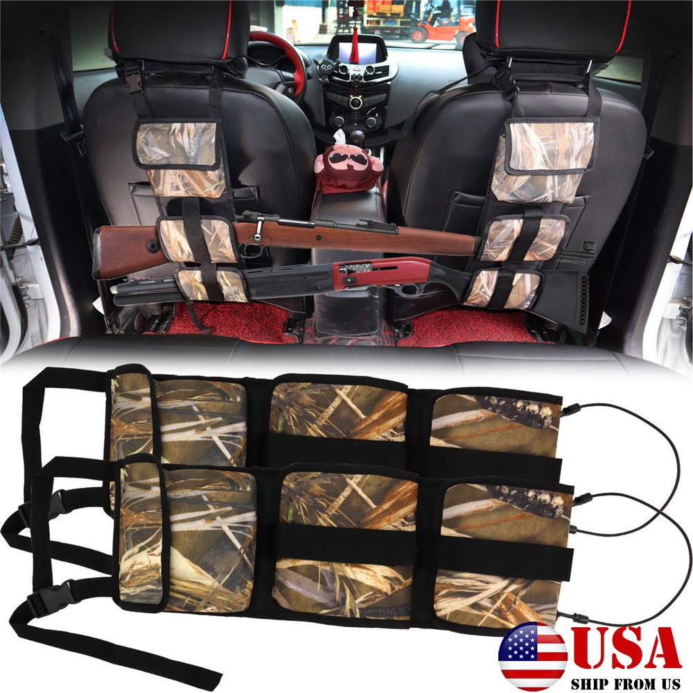Car SUV Seat Back Rifle Organizer Gun Sling Hunting Tactical Molle Storage Bag
