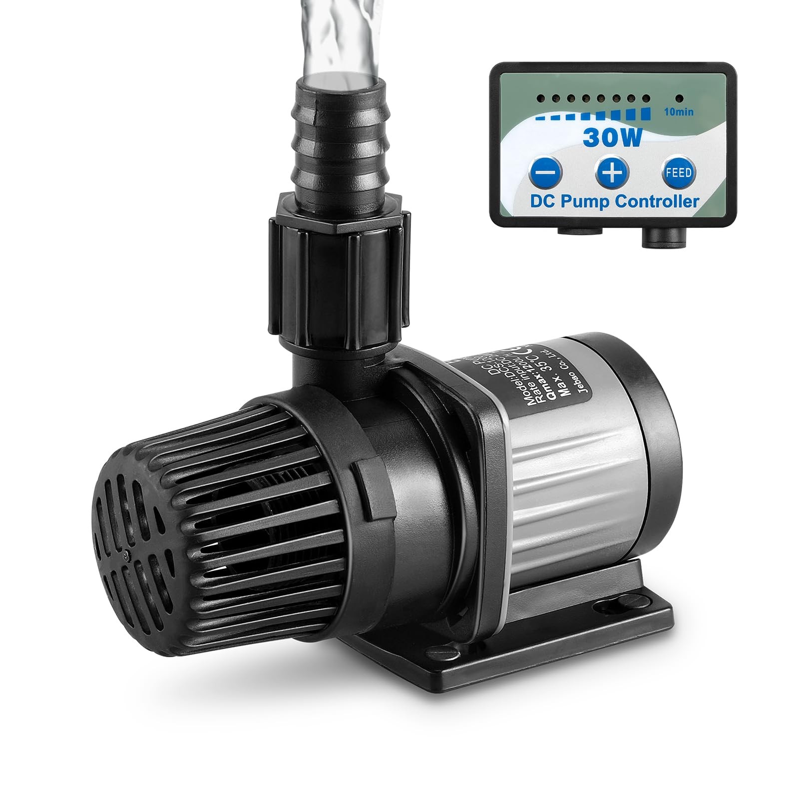310GPH Nano Aquarium DC Pump With Controller,12W Small DC24V Return Pump for ...