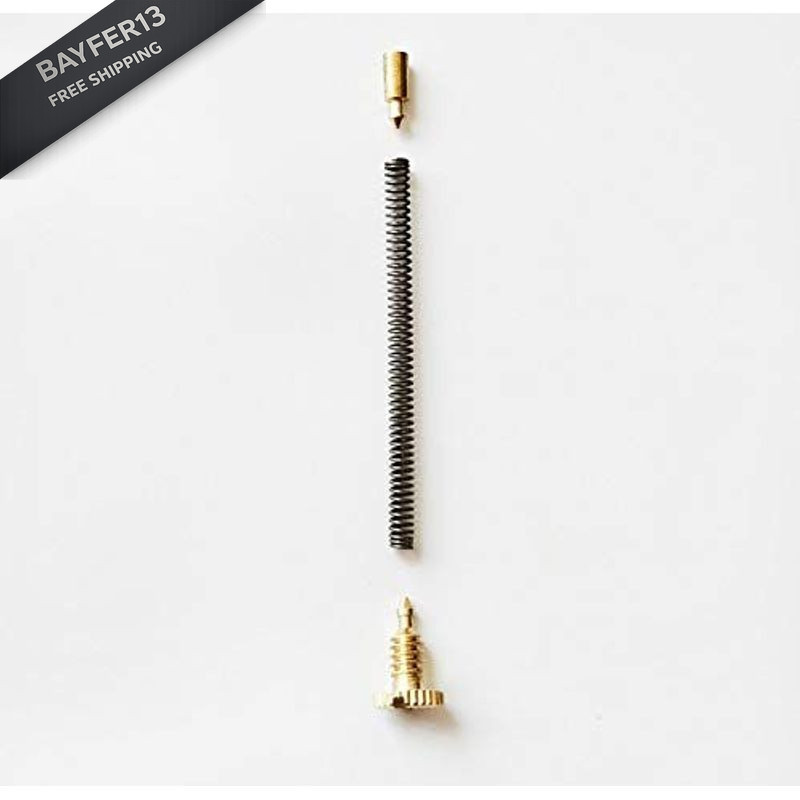 5Pcs Lighter Replacement Repair Kit Flints Screw Spring & Base Gold,grey