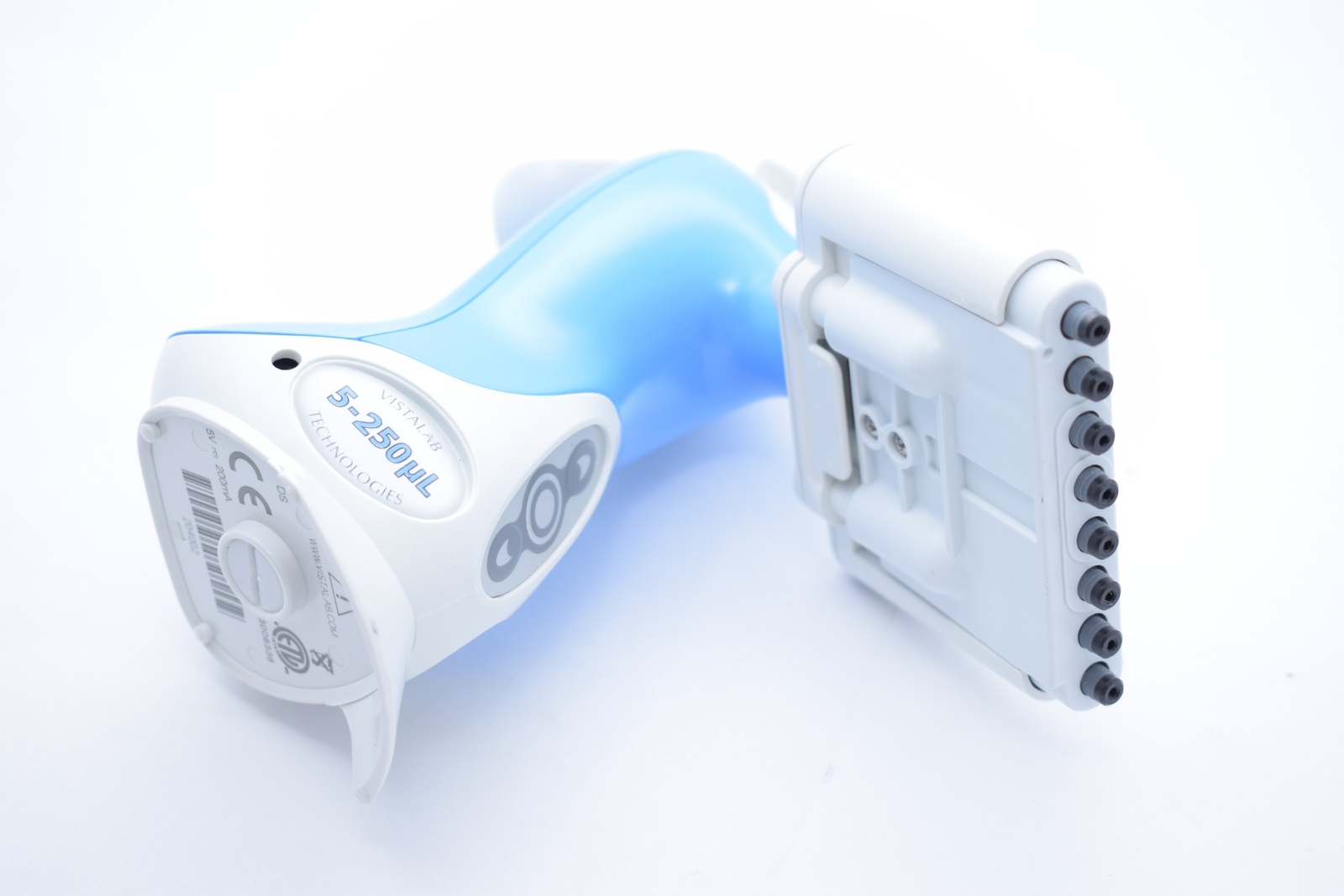 Vistalab Ovation BioNatural Pipette 8 Channel Adjust 5-250 uL
