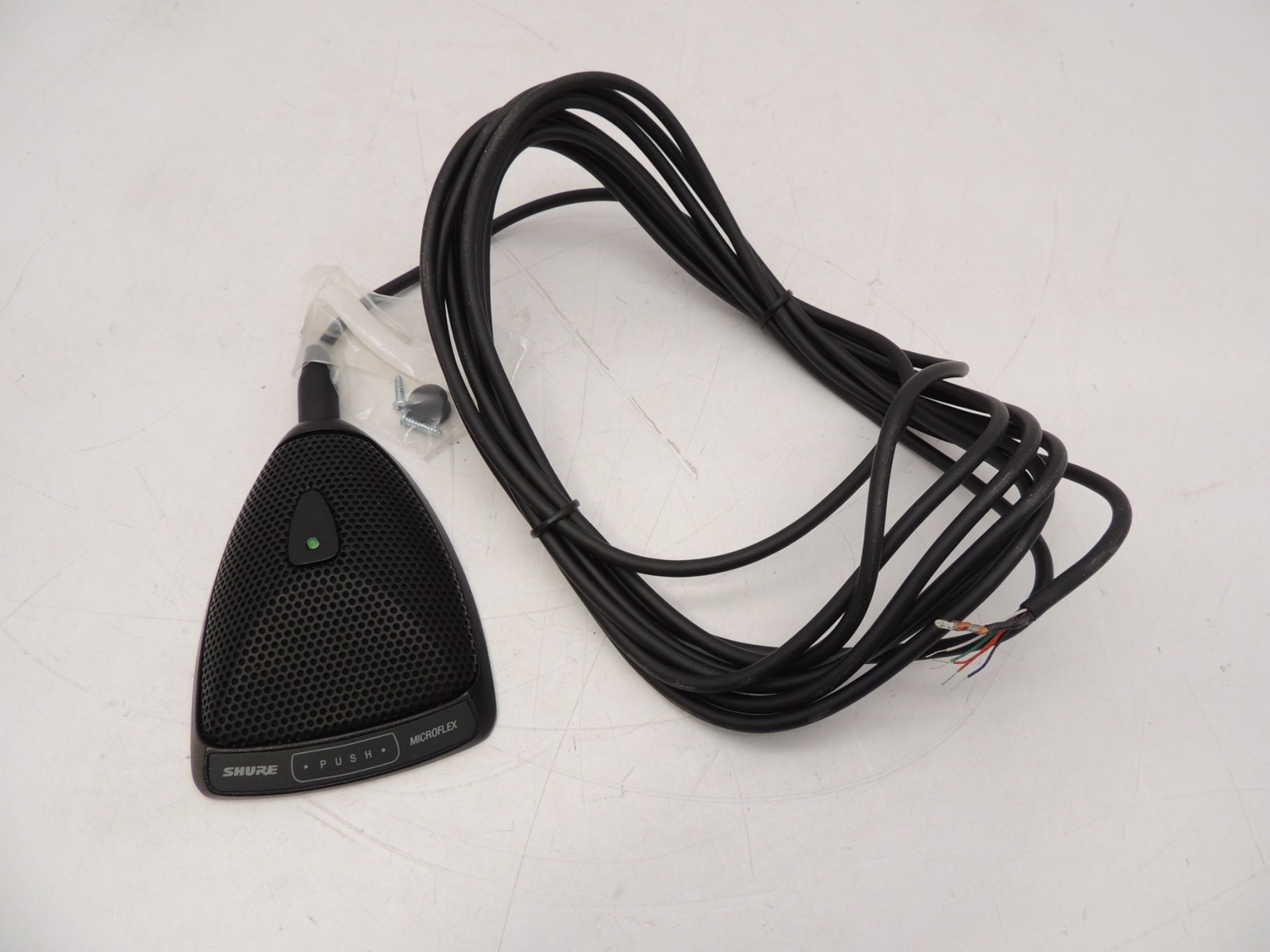 Shure MX392/C Cardioid Boundary Zone Microphone Cord Not Terminated