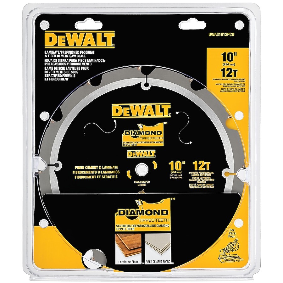 Dewalt DWA31012PCD 10" 12 -Tooth Diamond Miter SAW BLADE (NEW SEALED)