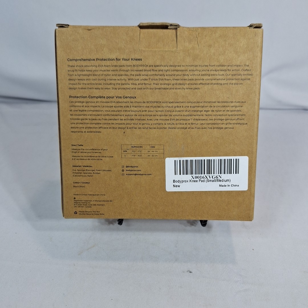 Bodyprox Protective Knee Pads 2 Pack Small/Medium New