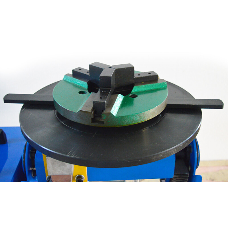 110V Welding Positioner Machine Turntable 50KG with 200mm Chuck Time- controller
