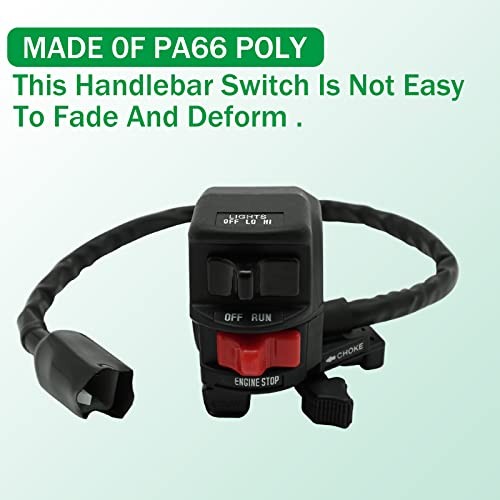 Handlebar Switch Engine Start Stop Run Off Headlight Switch 46091-1462