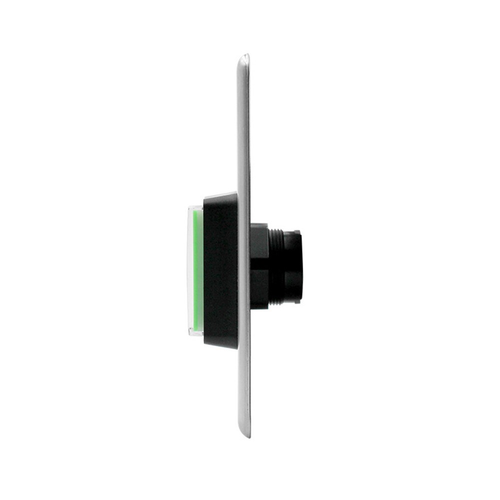Stainless Steel Push to Exit Button Indoor Green Square Request to Exit Button