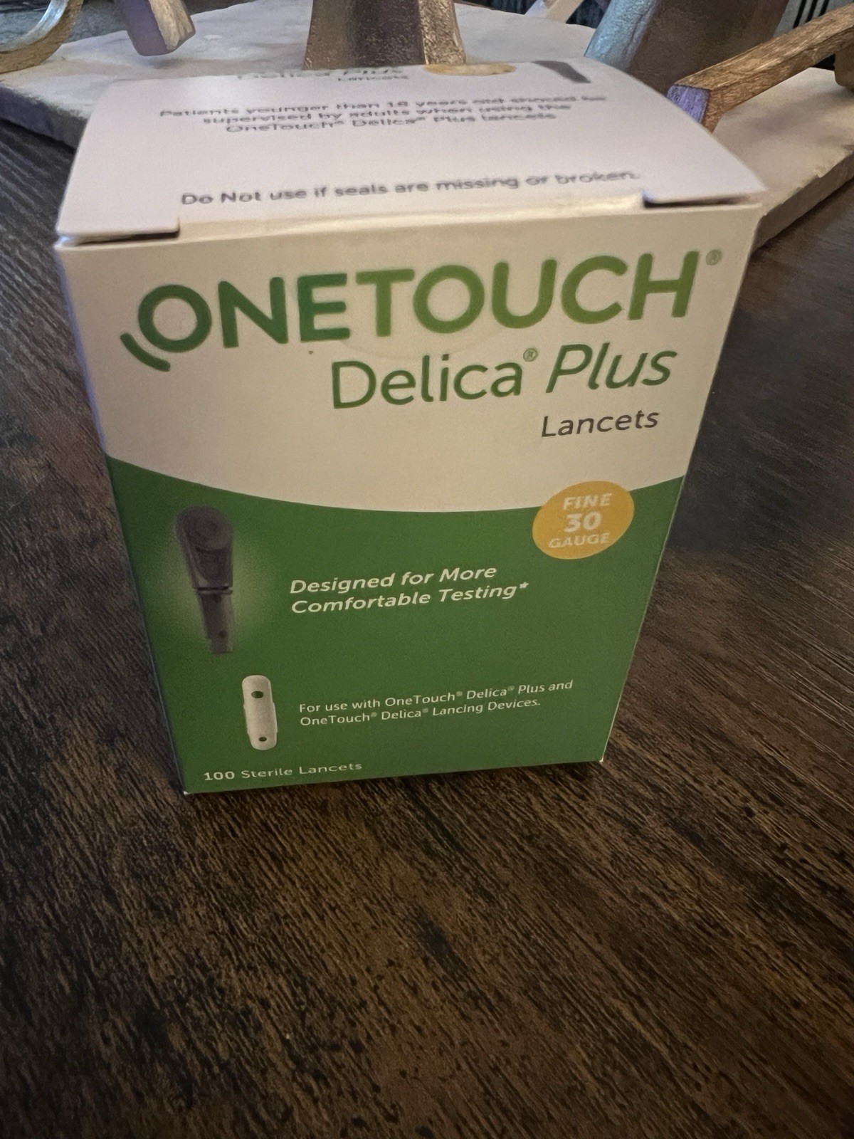 OneTouch Delica Plus 30g Blood Lancets 100 Units
