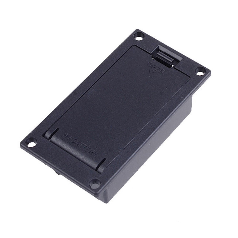 9V Case Holder Box Compartment For Acoustic Guitar Bass Pickup R4G4 New
