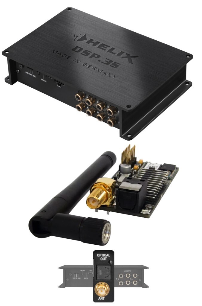 HELIX DSP.3S Digital High-Res 8-Ch DSP + HEC BT HD Bluetooth High-Def Streaming