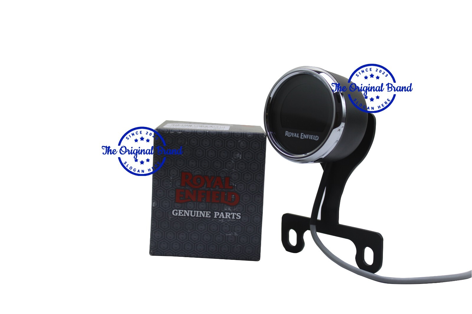 Royal Enfield "Silver Navigation Display Unit With Fitting Gt & Interceptor 650"