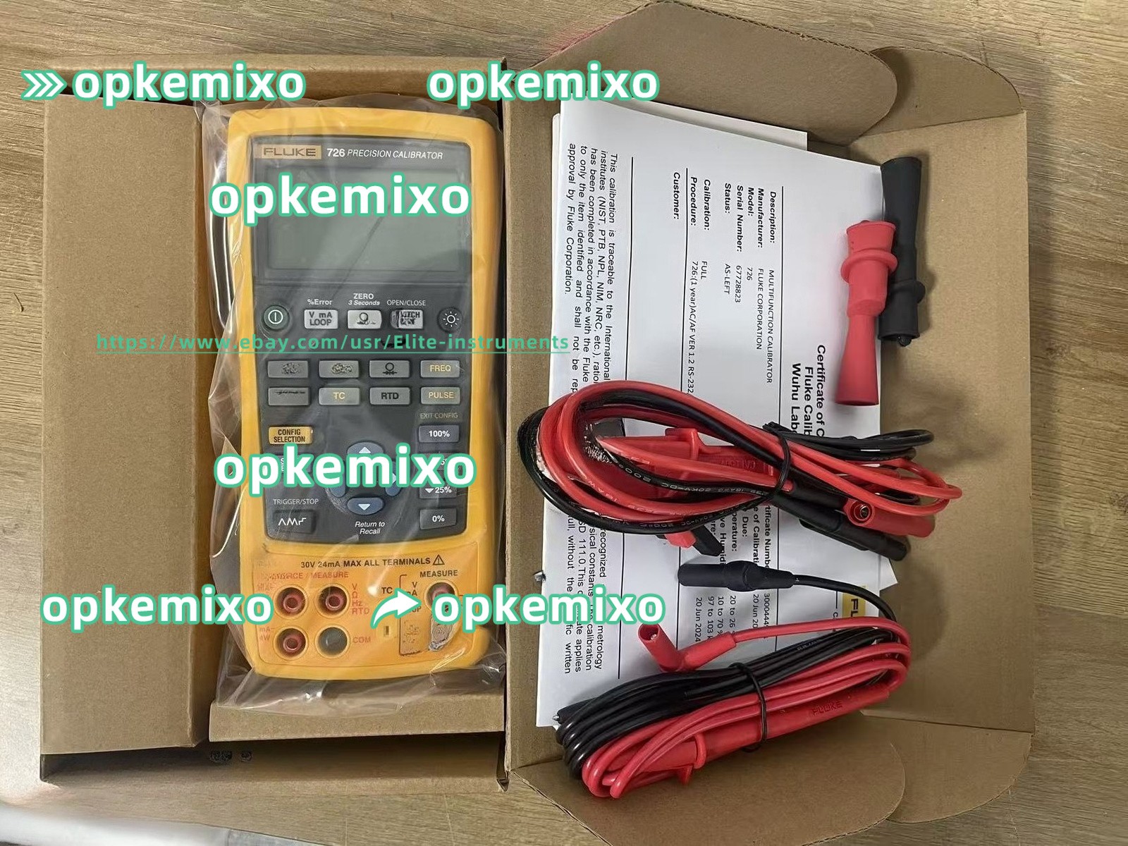 95%New Fluke 726 Multifunction Process Calibrator Calibrated /stock~