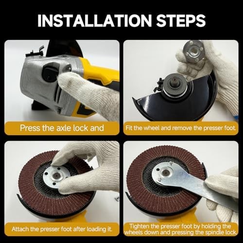 21V Brushless Cordless Angle Grinder Kit w/ Batteries