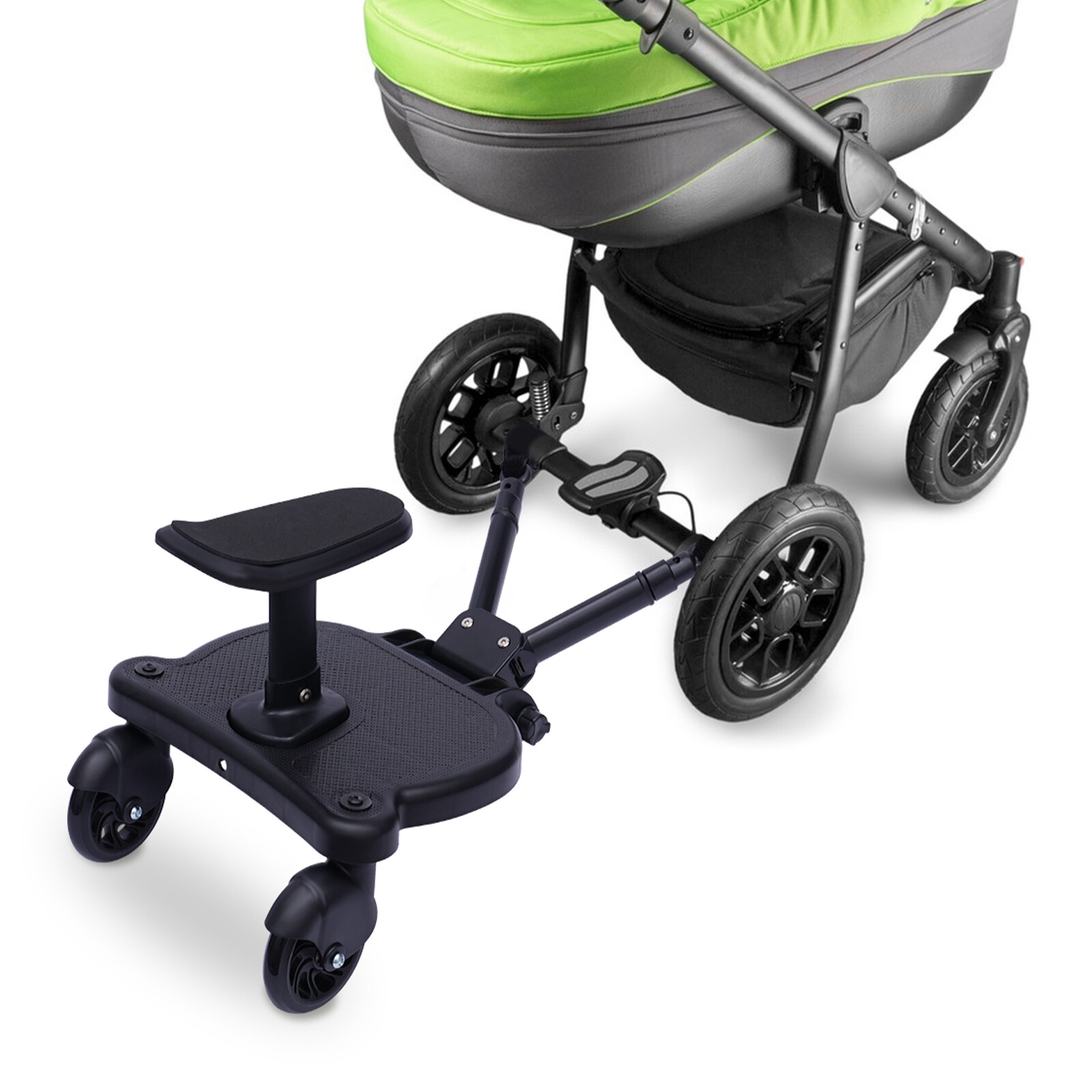 Stroller Board Universal Stroller Ride Board Buggy Wheeled Board Seat Ped