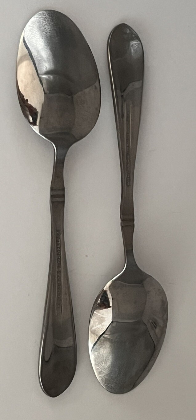 International Silver Stainless Flatware SUMERSET FROSTED 2 Replacement Spoons