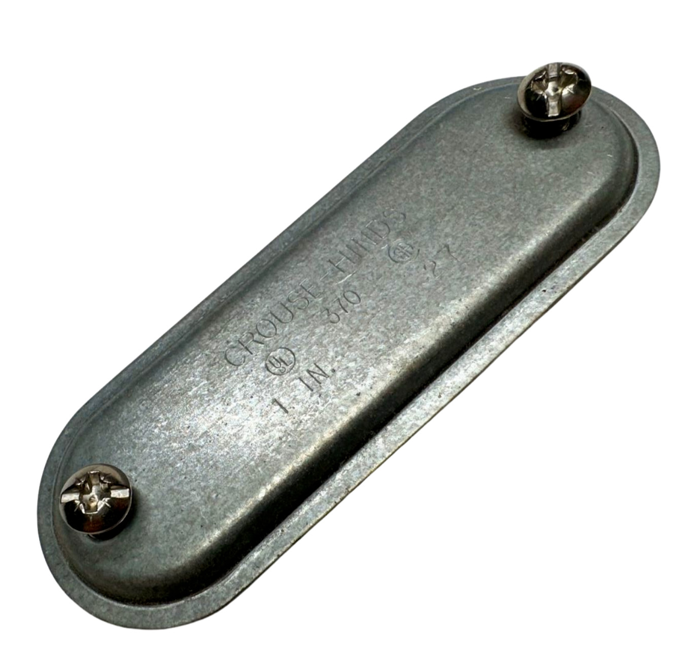 Crouse-Hinds 370 Conduit Body Cover 1" w/Gasket **Free Shipping**