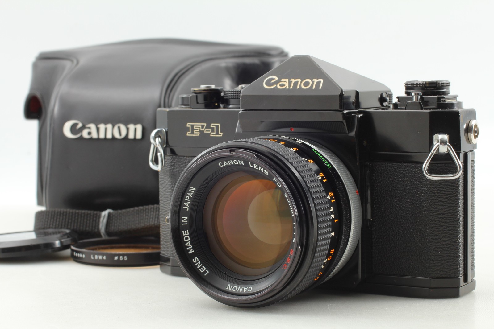 [N MINT] Canon F-1 late Model FD 50mm f/1.4 SSC S.S.C SSC film camera From JAPAN