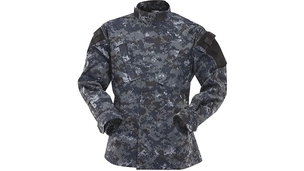 Tru-Spec Tactical Response Uniform Shirt - Midnight Digital Poly Cotton
