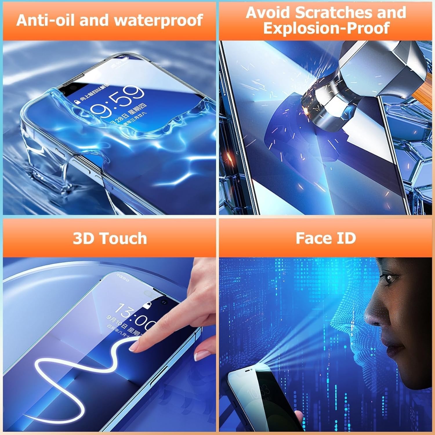 For iPhone 13 Pro Max Screen Replacement Display LCD Touch Screen Digitizer