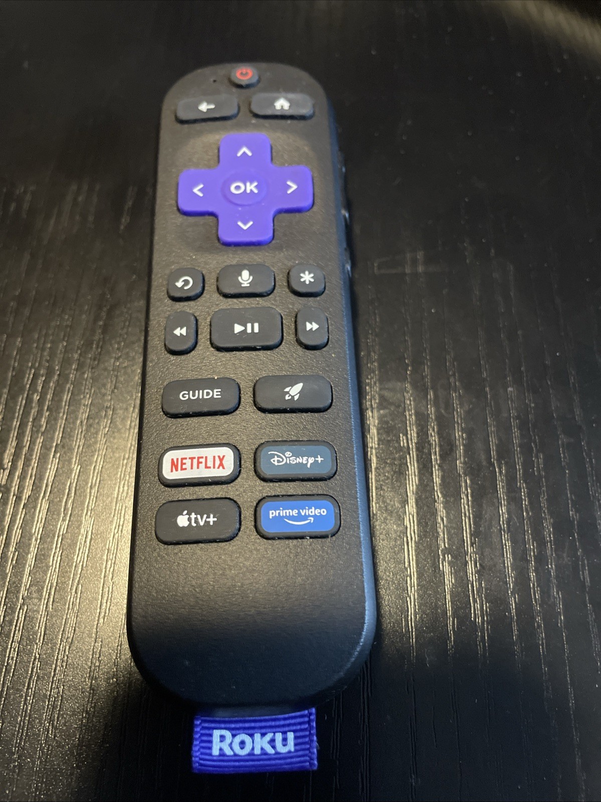 Roku Select Smart Tv Remote W / Voice RC-BR2 3026000133 Netflix Disney+ Original