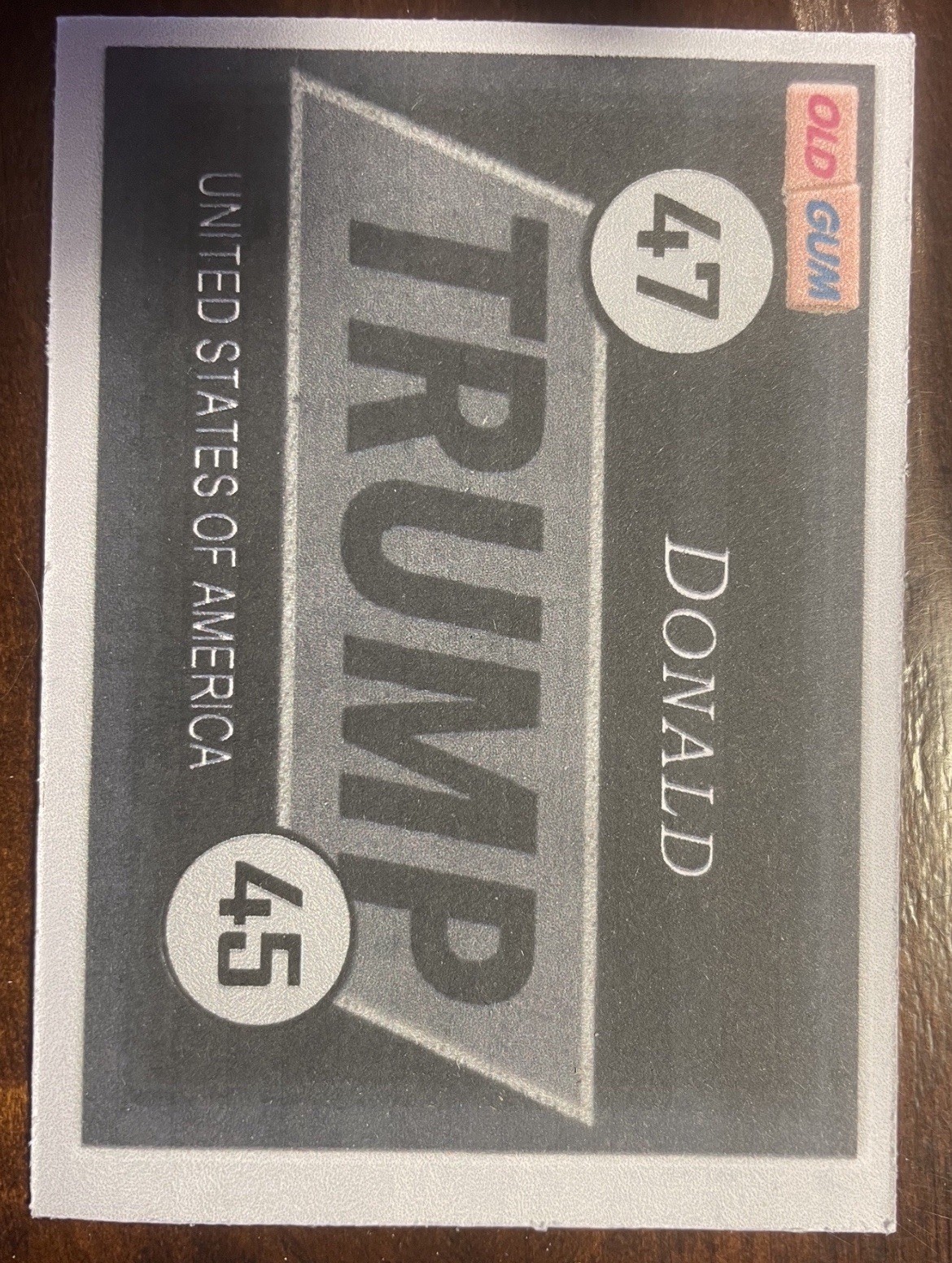 Donald Trump 2024 “47“ Custom ACEO Card 2nd Debut Baseball