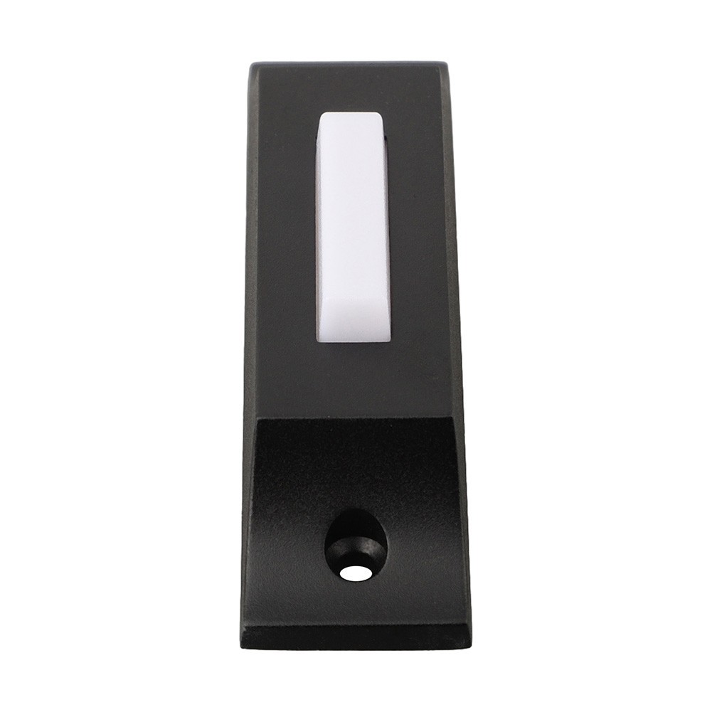 Weather Resistant Metal Doorbell Push Button Lighted Design Wall Mount