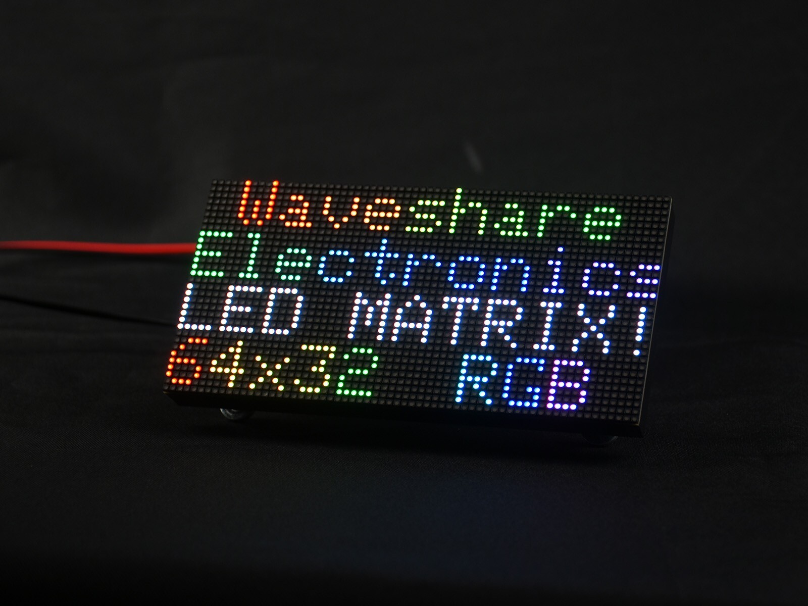RGB Full-Color LED Matrix Panel 2.5mm Pitch 64x32 Pixels Waveshare