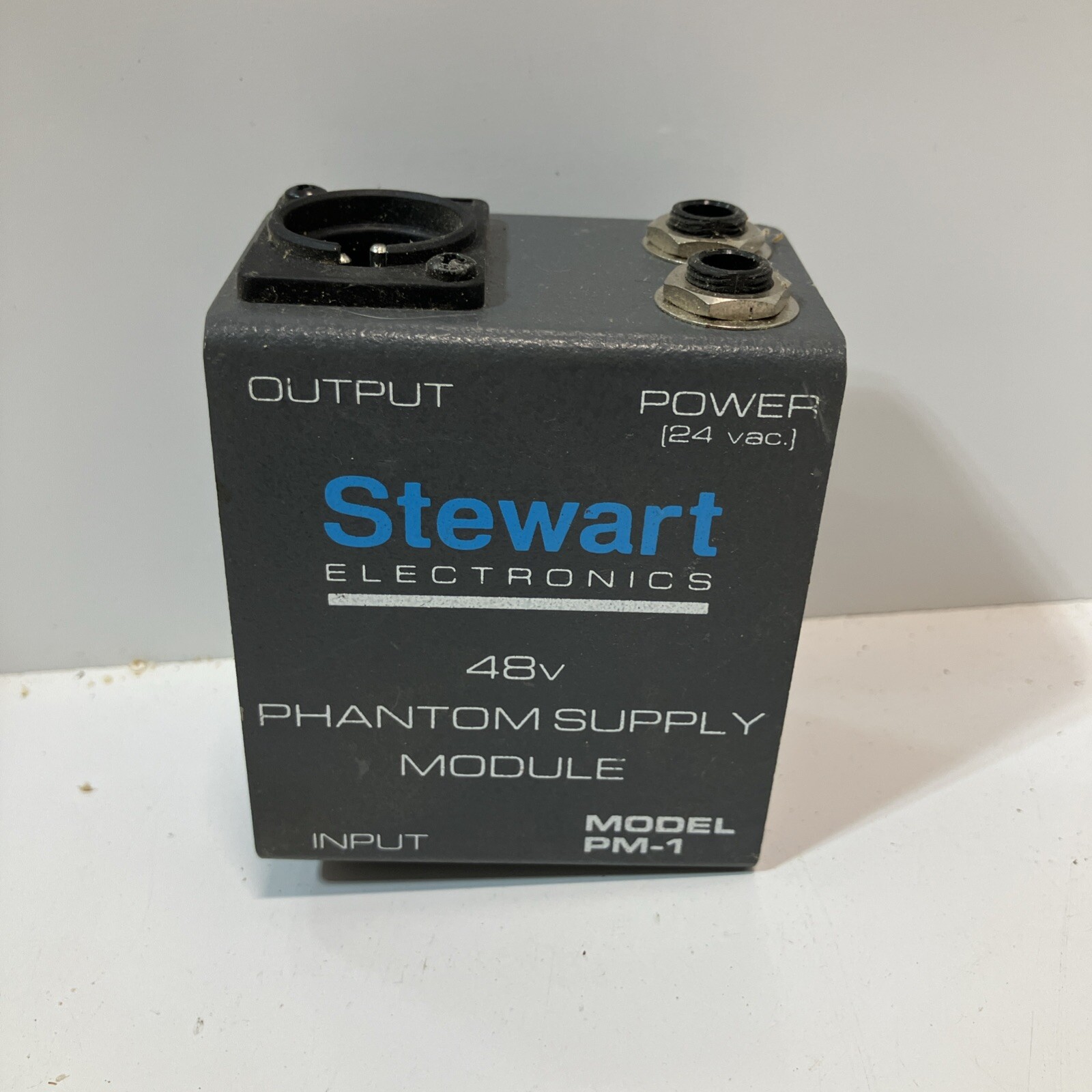 Stewart Electronics 48V Phantom Supply Module Model PM-1 Single Channel