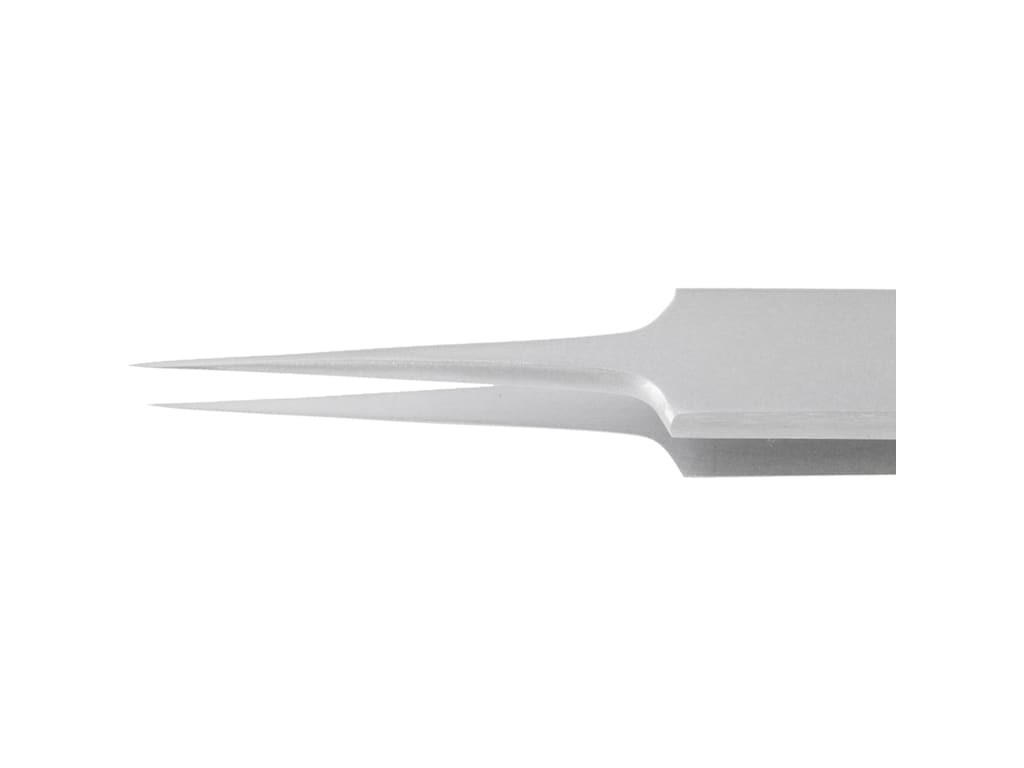 Excelta 5-SA Tweezers, 3-Star, Straight, Tapered Ultra Fine Point, Anti-Mag. SS,