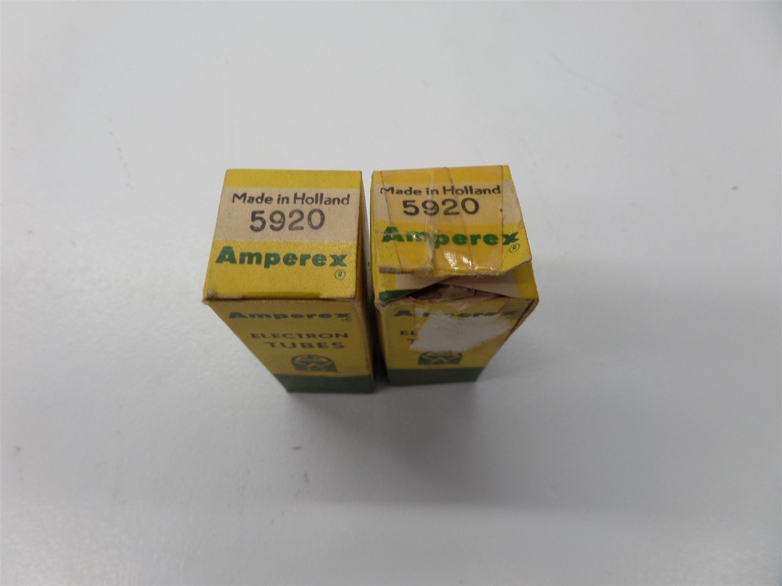 Lot Of 2 Amperex 5920 Electron Tubes