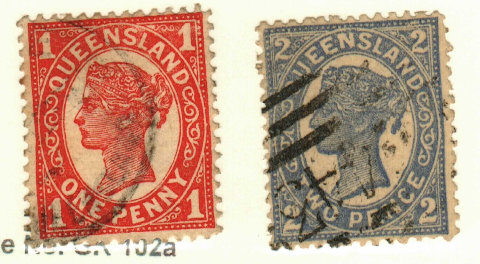 Queensland #109, 133 used