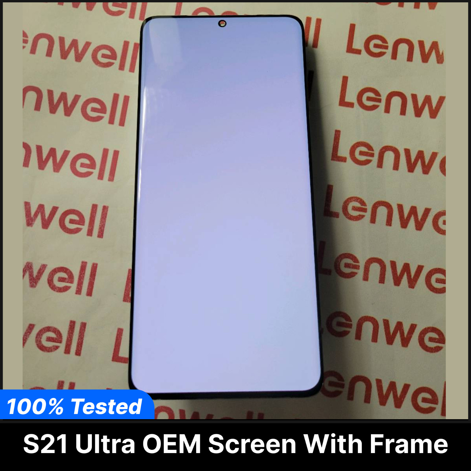 Samsung Galaxy S21 Ultra LCD Replacement 100% OEM Screen with Frame Grade B / C