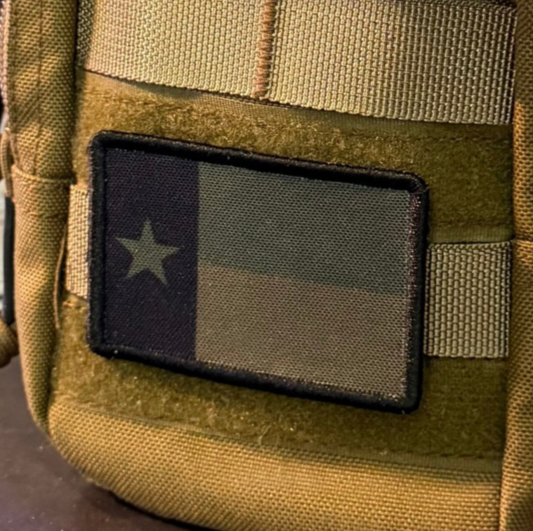 Tactical Texas Lonestar State Flag Morale Patch, 2x3" | VELCRO® Brand Fastener