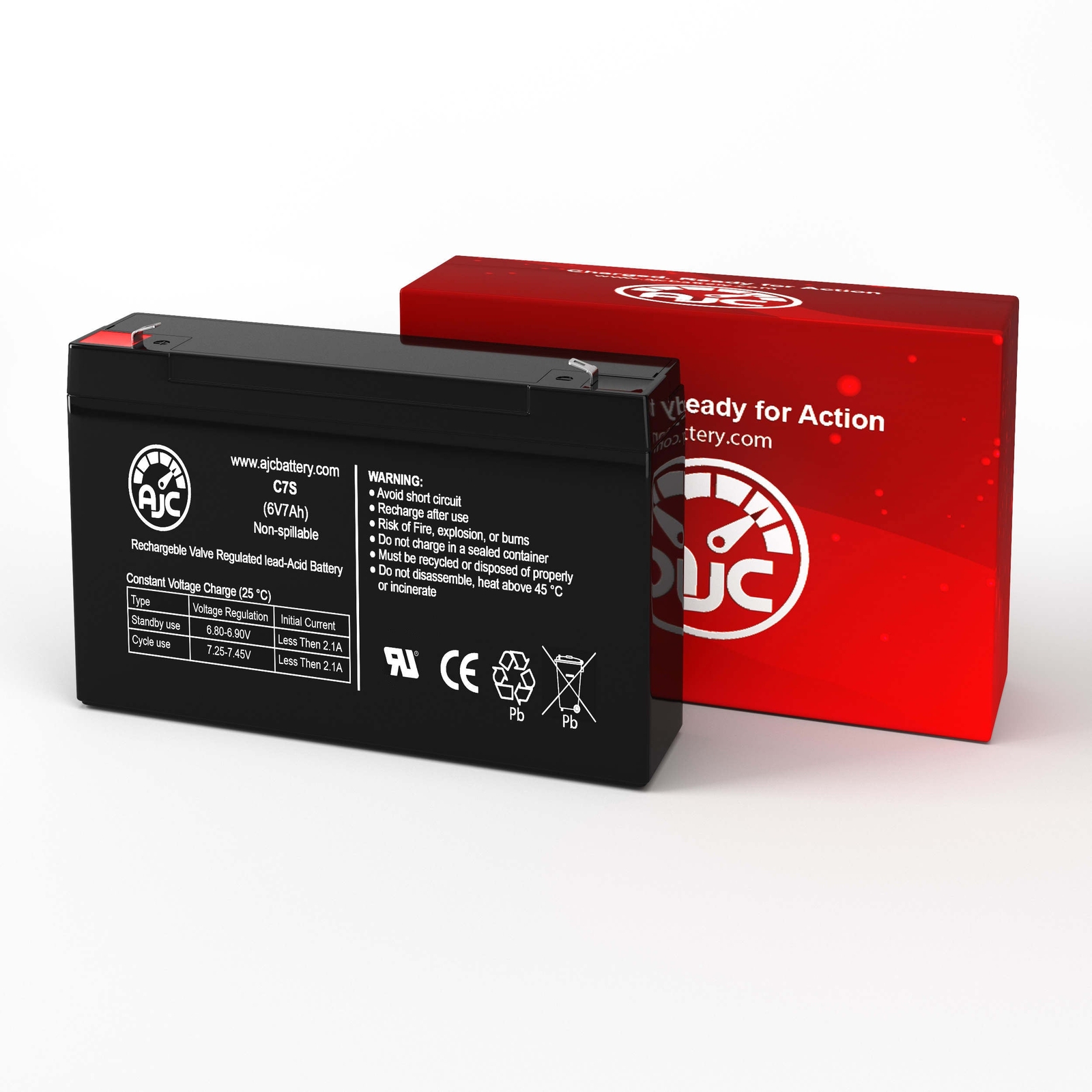 APC BackUPS 450 PowerStack PS450I 6V 7Ah UPS Replacement Battery