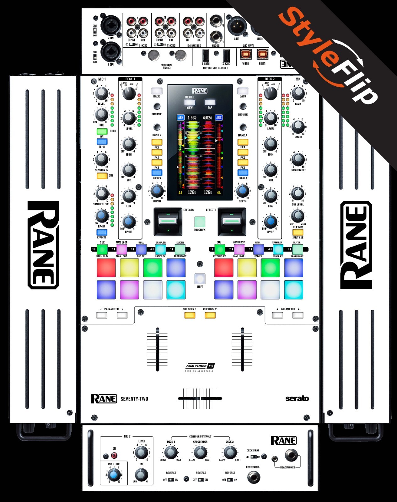 Rane Seventy Two MK1 (2019) Skin | Color White | Protective Decal | StyleFlip
