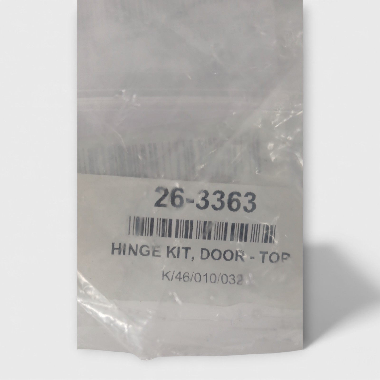 True 870837 Door Top Right Hand Hinge Kit