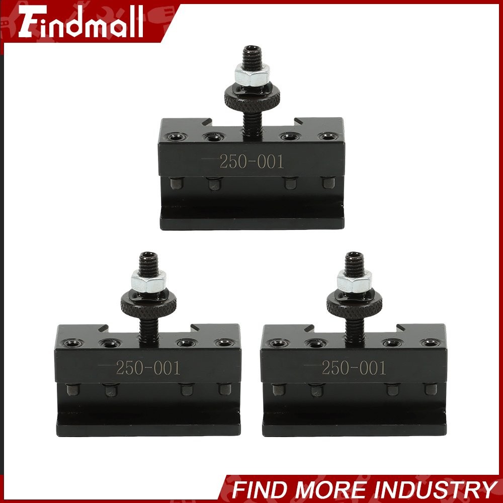 3Pc OXA #1 250-001 Quick Change Turning Facing Tool Post Holder For CNC