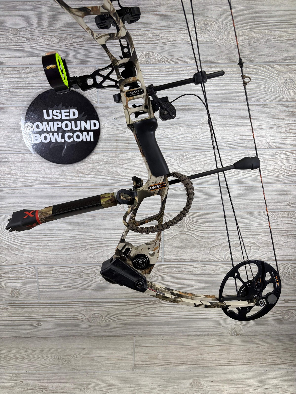 Used Mission Hype DTX Right Hand Camo Bow Pkg