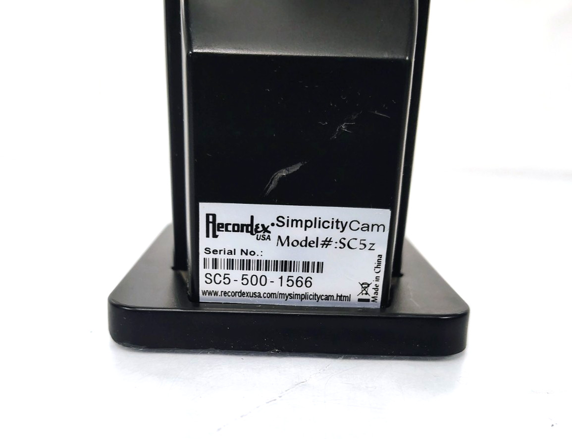 Recordex SimplicityCam With USB Cable Model - #SC5z