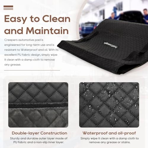 60''x28'' Portable Rolling Creeper Mat, All Terrain Zero Ground Clearance 1