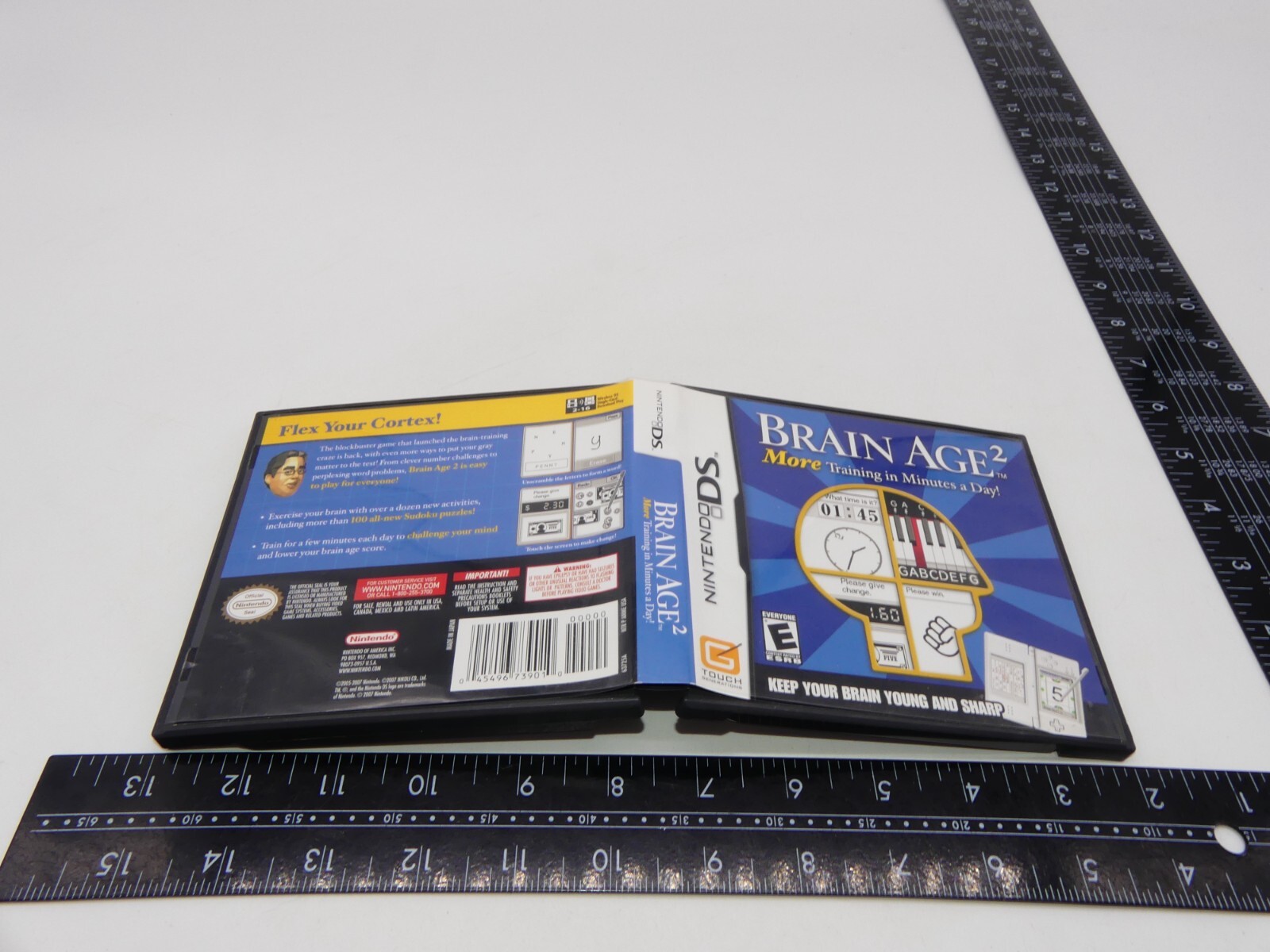 Authentic Brain Age 2 Nintendo DS Case Only No Game OEM Original