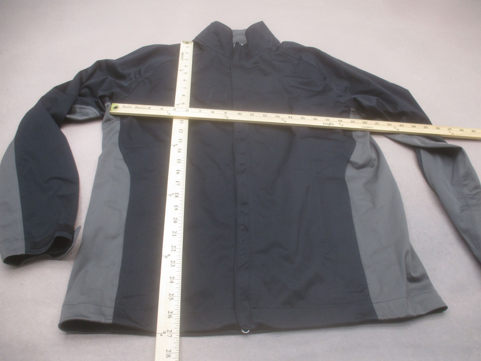 Nike Golf Size M Mens Gray Full Zip Collared Windproof Activewear Jacket 120