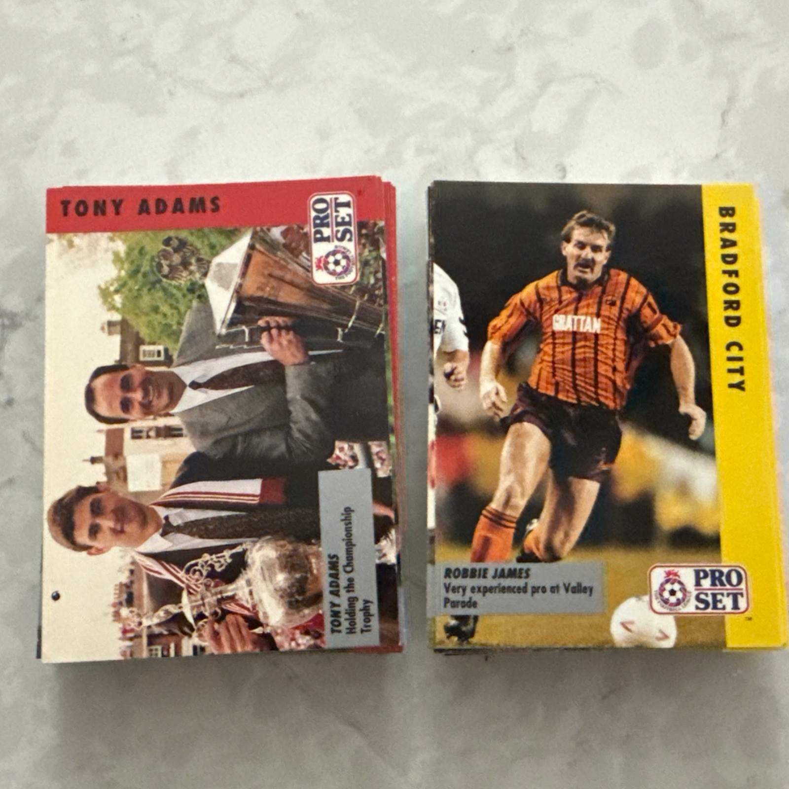 1991-92 Pro Set Fixtures England Soccer Cards -You Pick- Trading Card