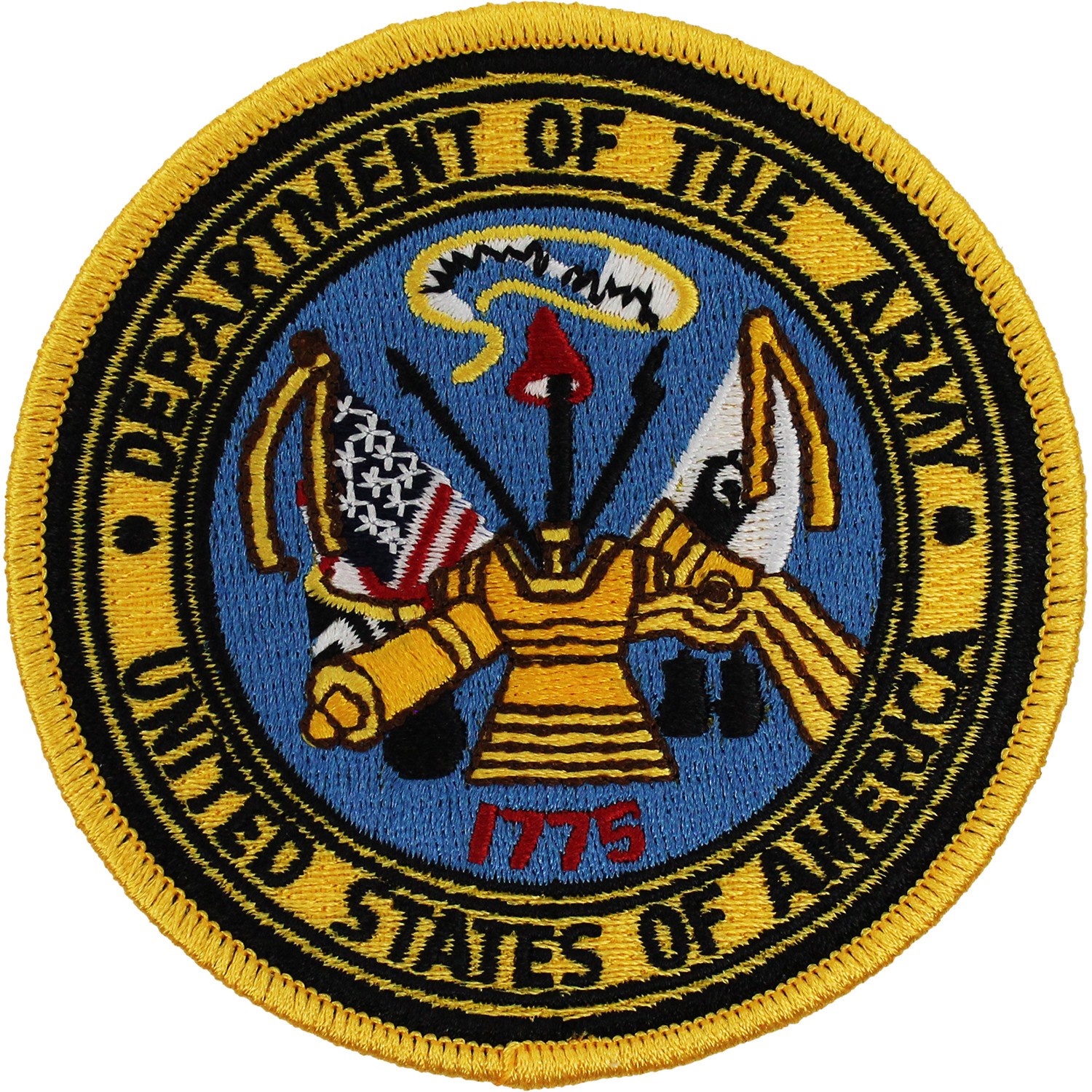 Department of the Army ( 3 1/2" x 3 1/2" ) ( Sew-On ) P4605