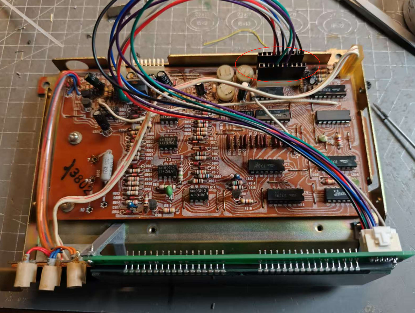 SONY TC-K8B DISPLAY