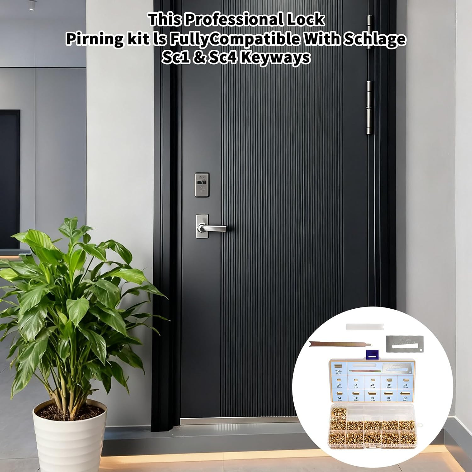 SC1/SC4 Keyway Re-Key Kit for Schlage Locks - DIY Home Security Solution