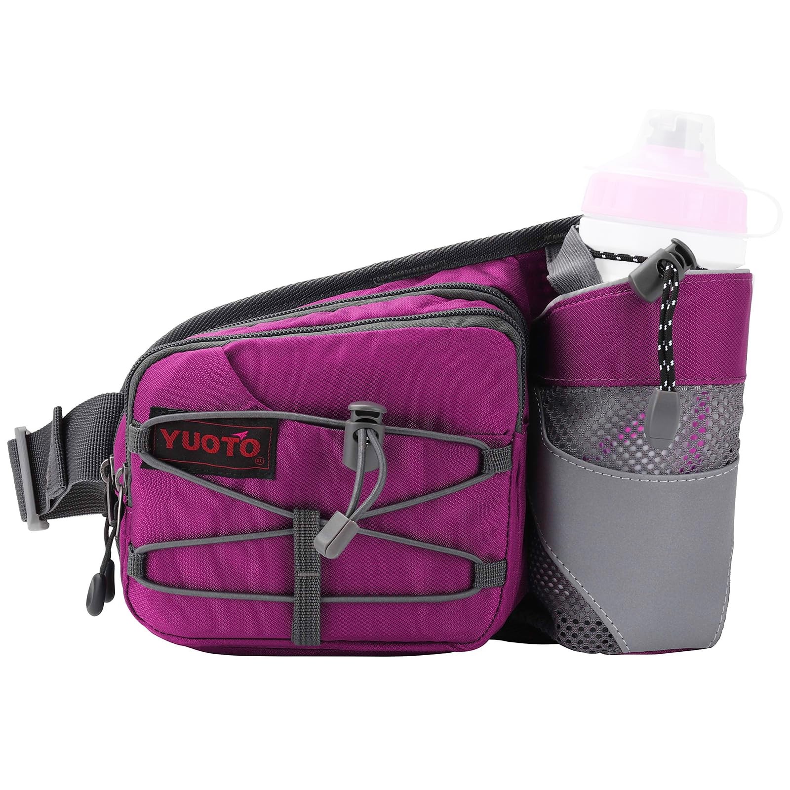 Waist Pack with Water Bottle Holder for Running Walking Hiking - Fanny Pack H...