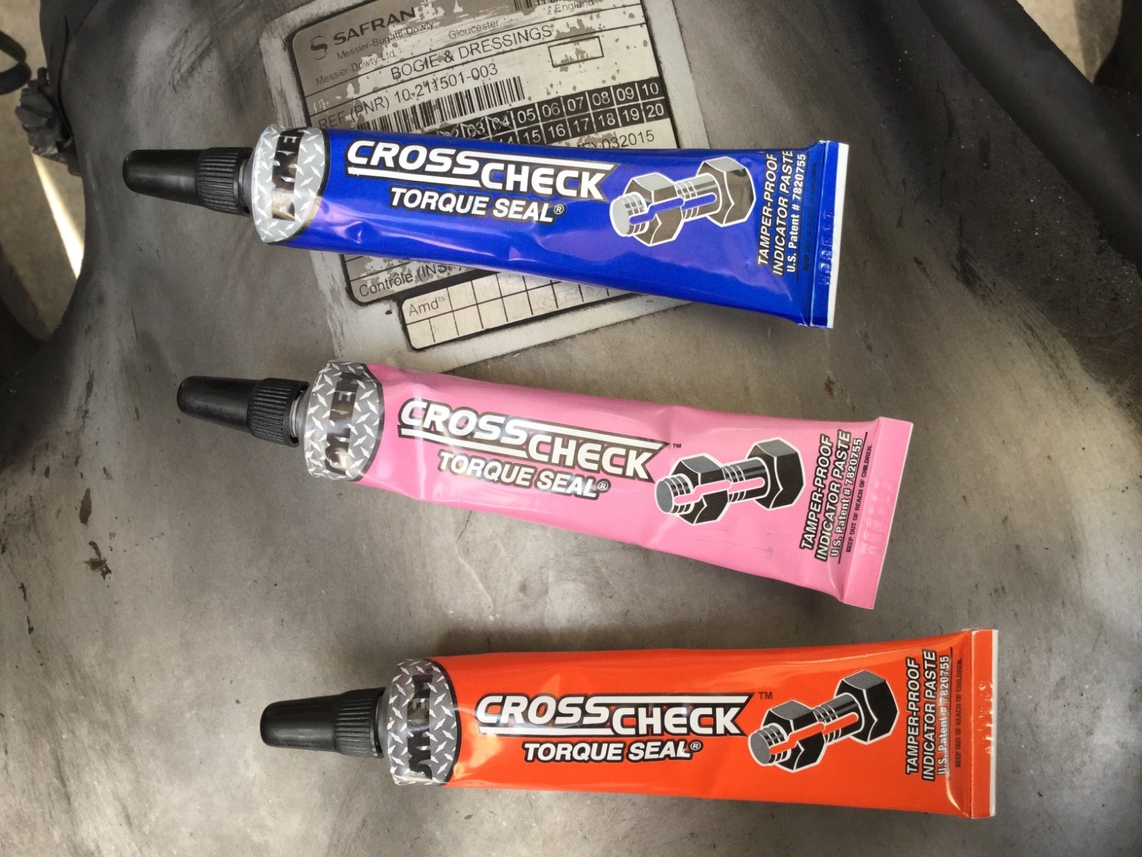 DYKEM CROSS CHECK TORQUE SEAL 3 Pack BLUE, PINK, ORANGE Indication Paste