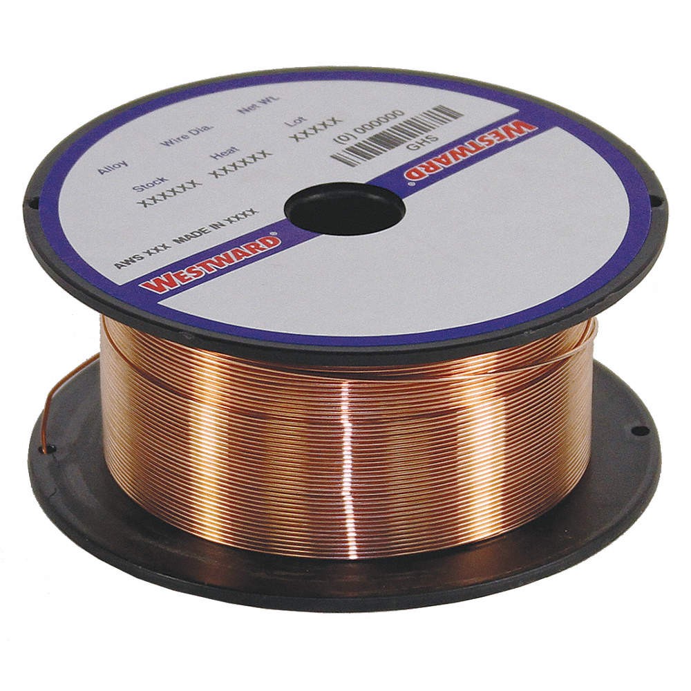 WESTWARD 24D966 Mig Welding Wire,ER70S-2,0.035,2lb 24D966