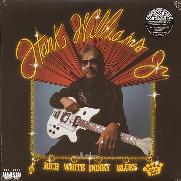 Hank Williams Jr. Rich White Honky Blues Vinyl LP with Poster New Sealed